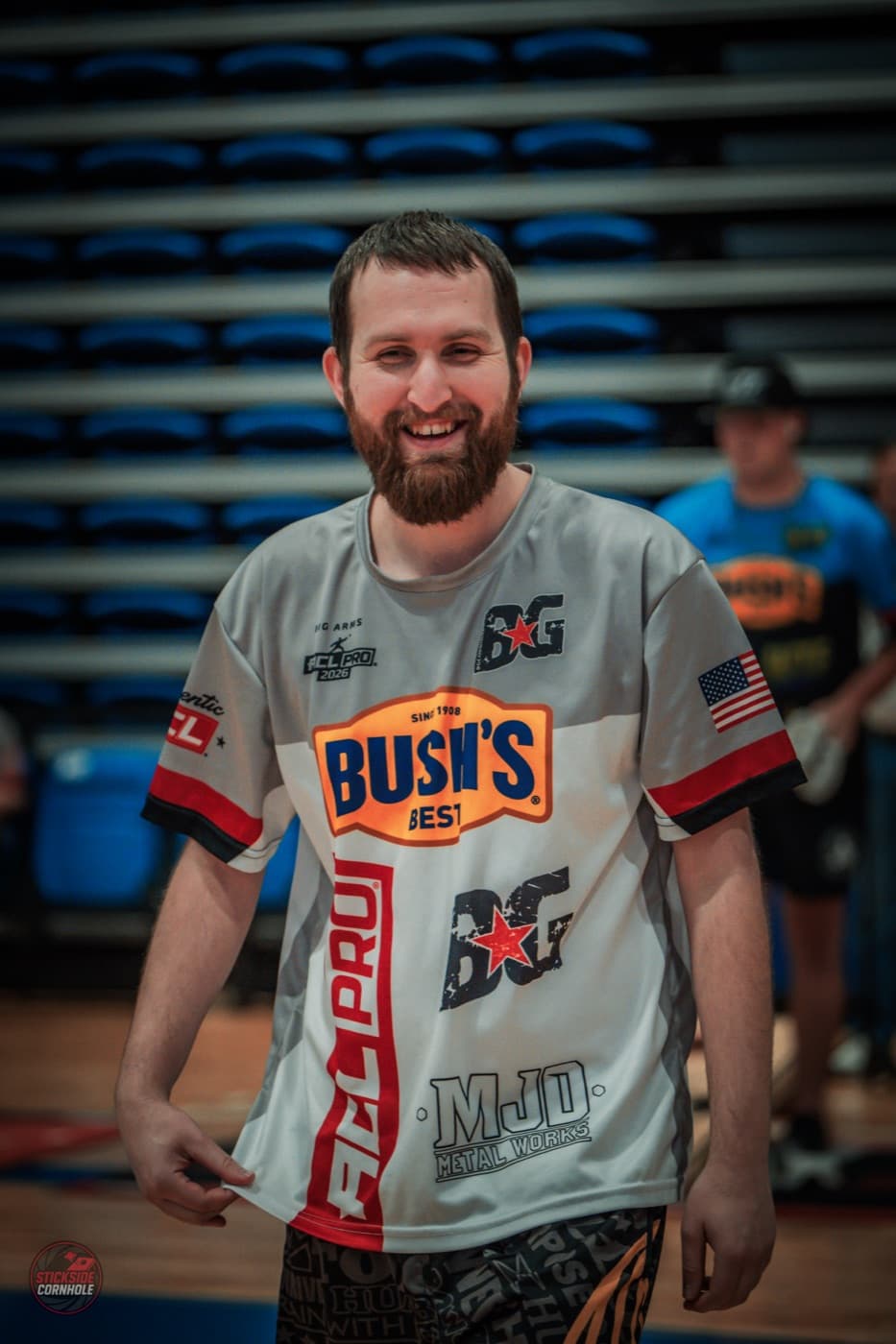 Player all smiles at the Kansas City Signature