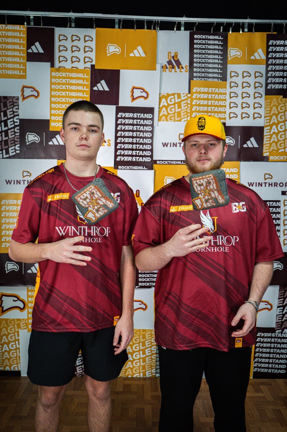 Winthrop player on media day