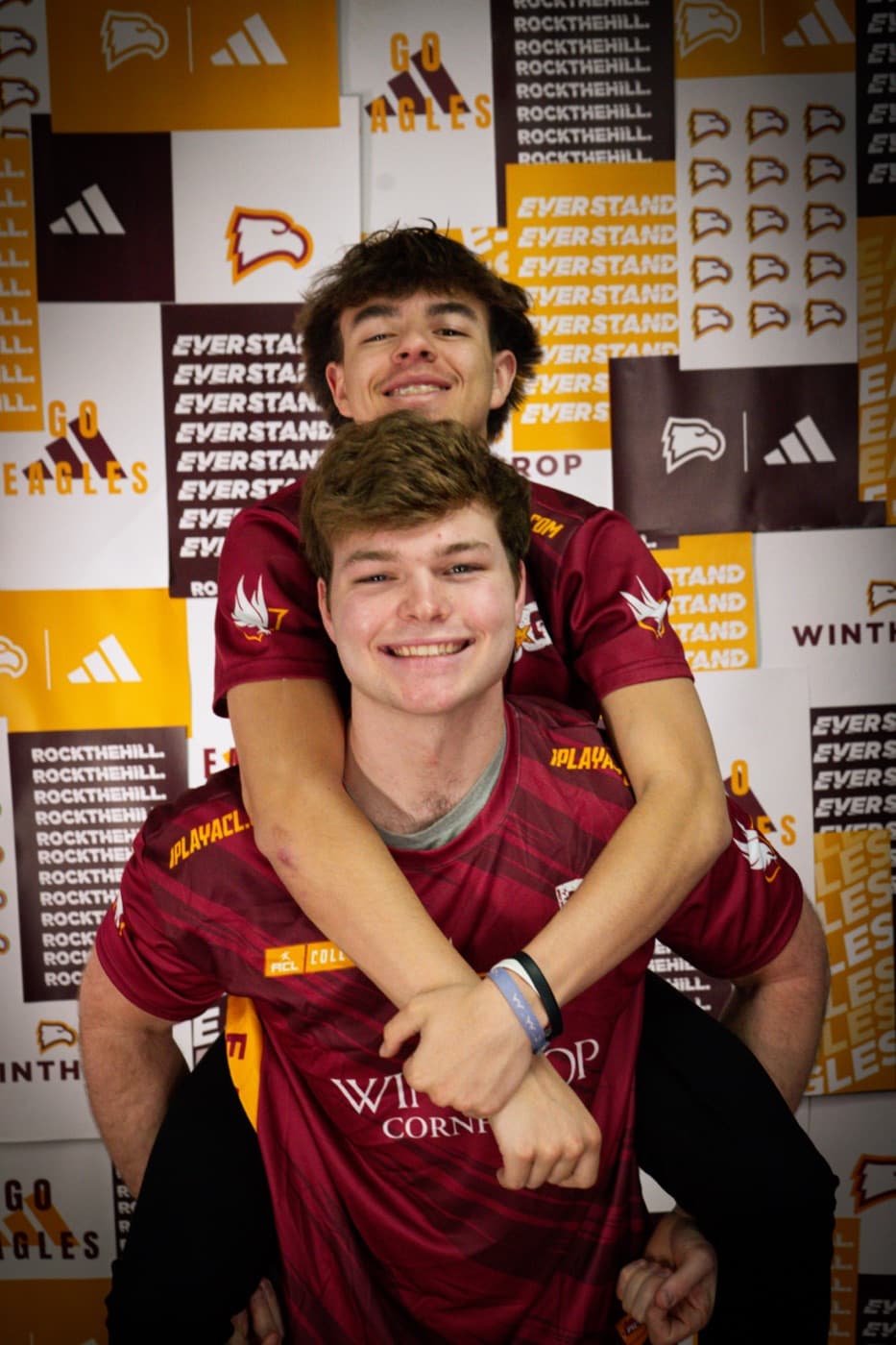 Winthrop cornhole player portrait