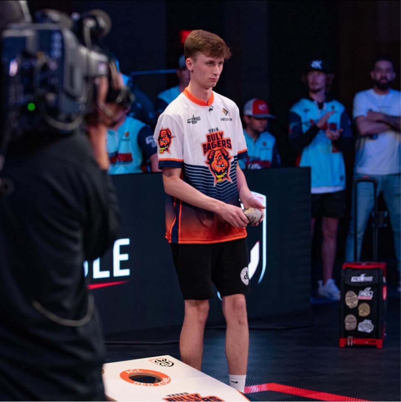 Zack competing on the ACL pro stage